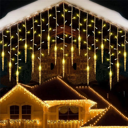 Icicle Curtain Fairy Lights, 96 LED