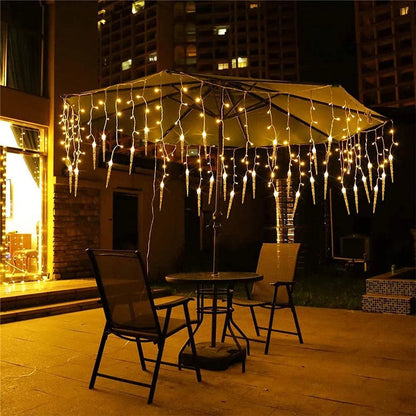 Icicle Curtain Fairy Lights, 96 LED
