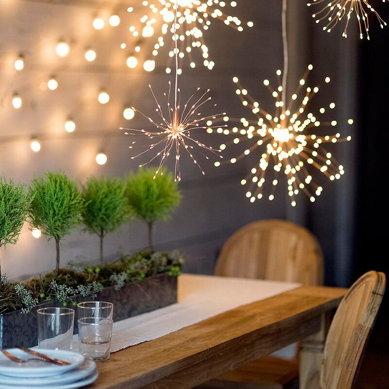 Firework Copper Wire Fairy Lights, 120 LED