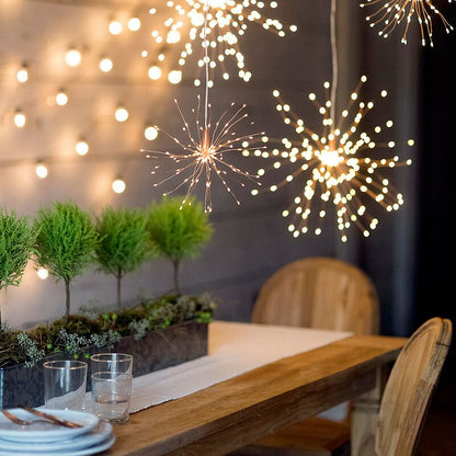 Firework Copper Wire Fairy Lights, 120 LED