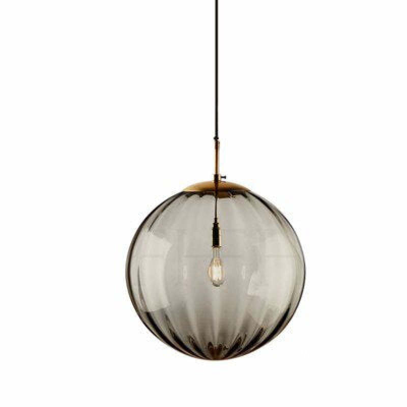 Coloured Glass Ball Pendant Lamp