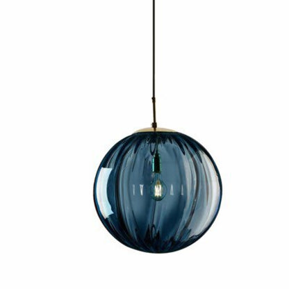 Coloured Glass Ball Pendant Lamp