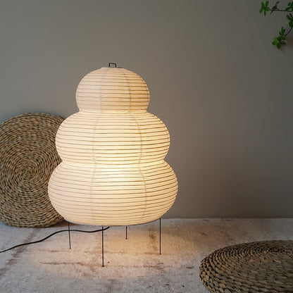 Large Rice Paper Desktop Table Lamp