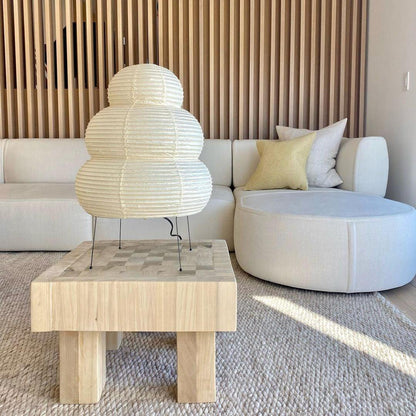 Large Rice Paper Desktop Table Lamp
