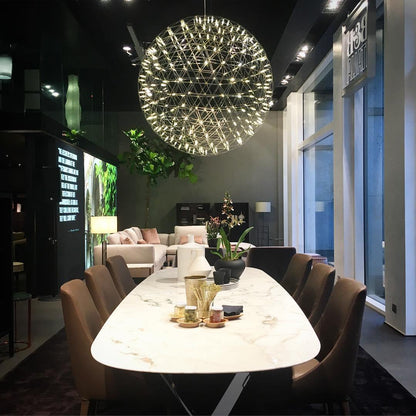Firework Sphere LED Pendant Light
