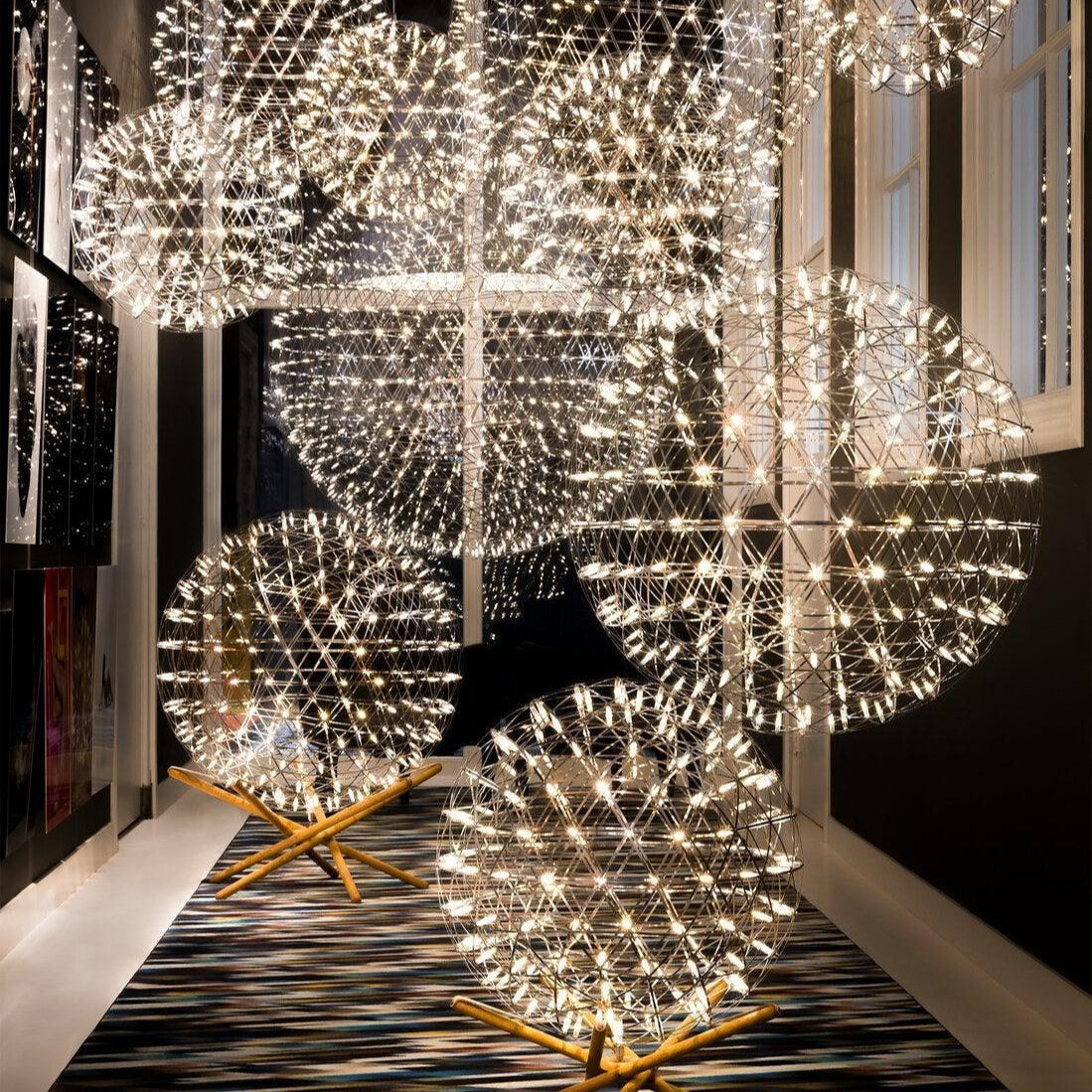 Firework Sphere LED Pendant Light