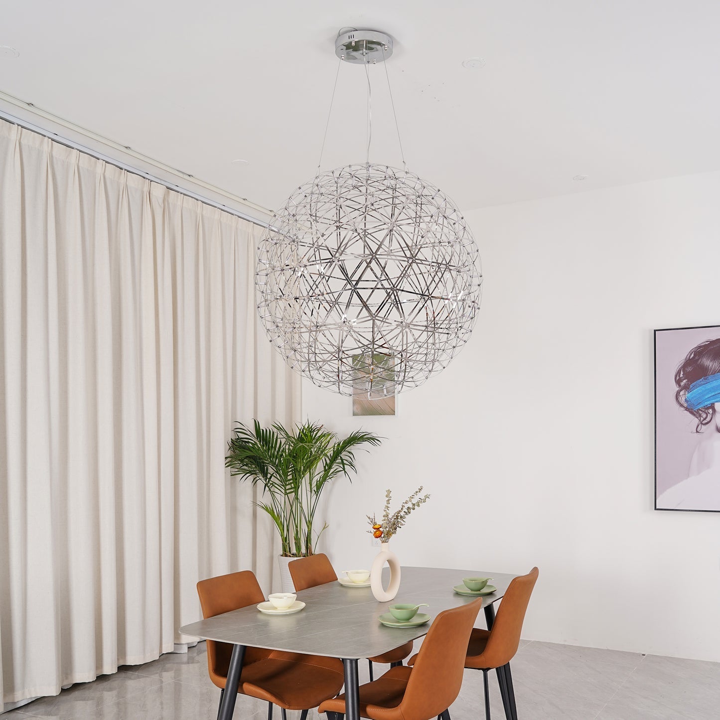 Firework Sphere LED Pendant Light