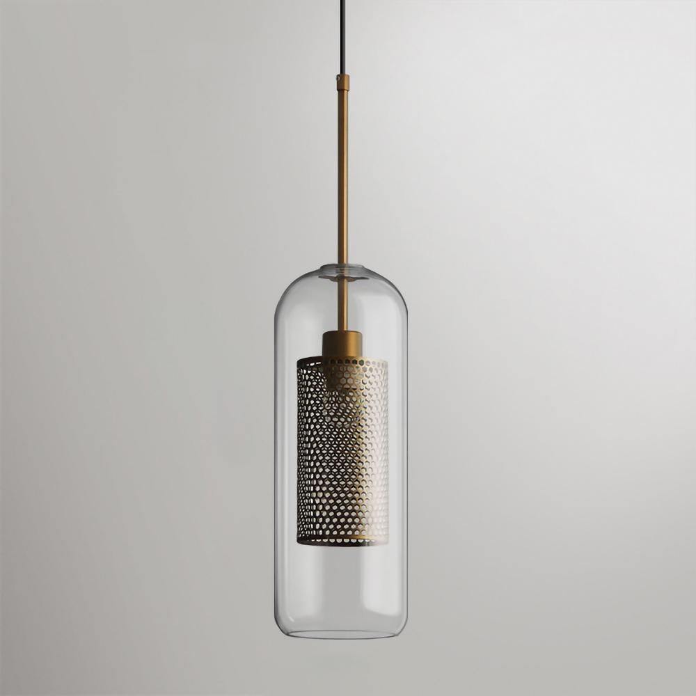 Globe, Pear and Capsule Glass Pendant
