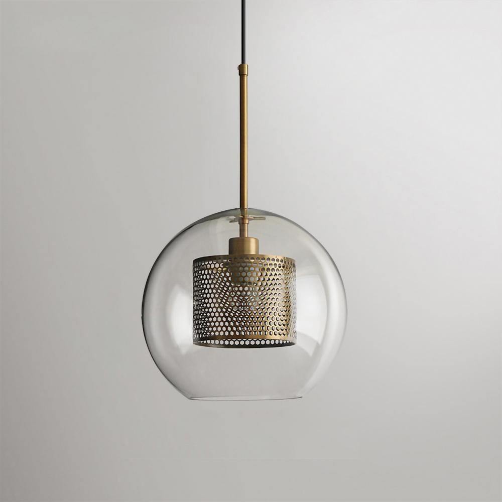 Globe, Pear and Capsule Glass Pendant