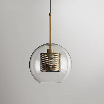 Globe, Pear and Capsule Glass Pendant