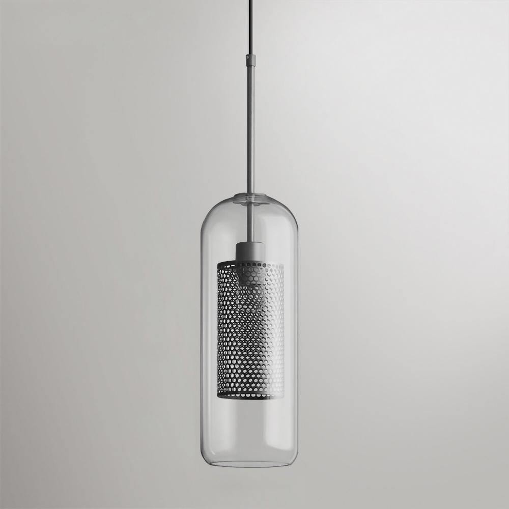 Globe, Pear and Capsule Glass Pendant