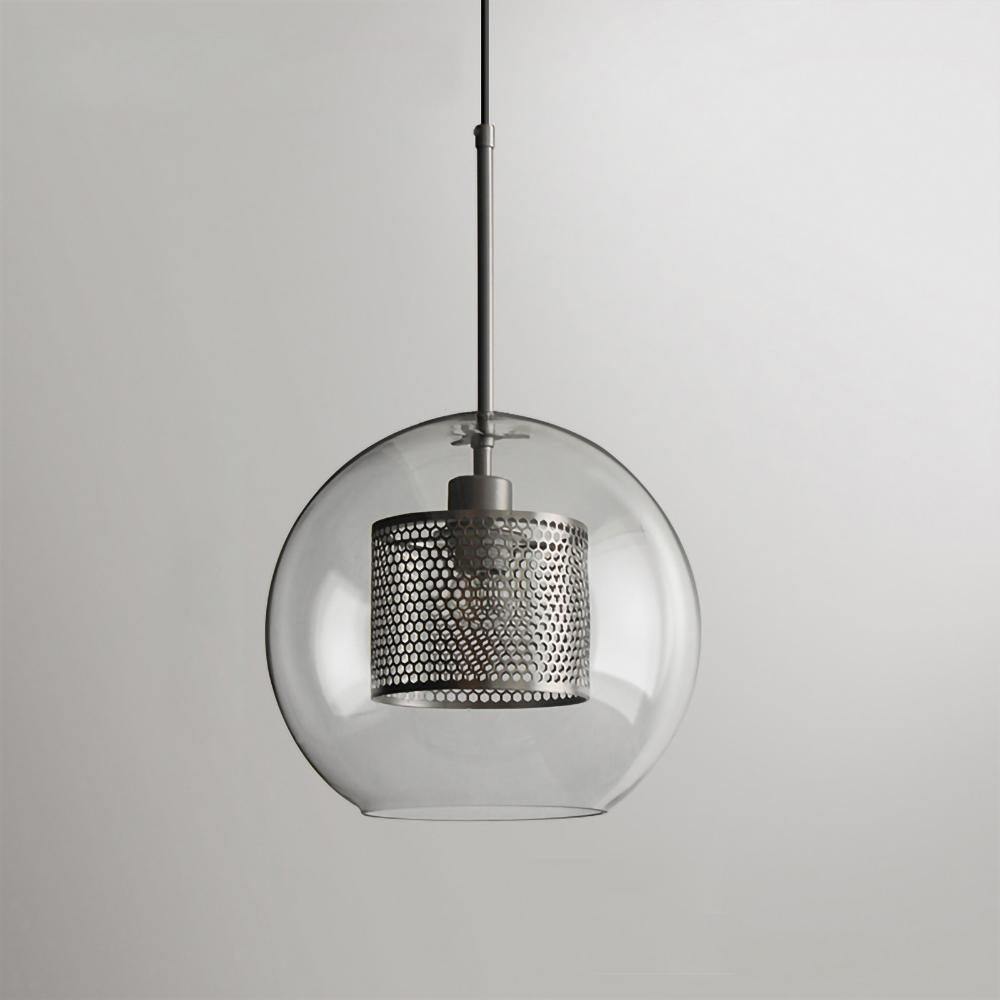 Globe, Pear and Capsule Glass Pendant