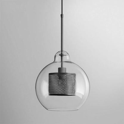 Globe, Pear and Capsule Glass Pendant