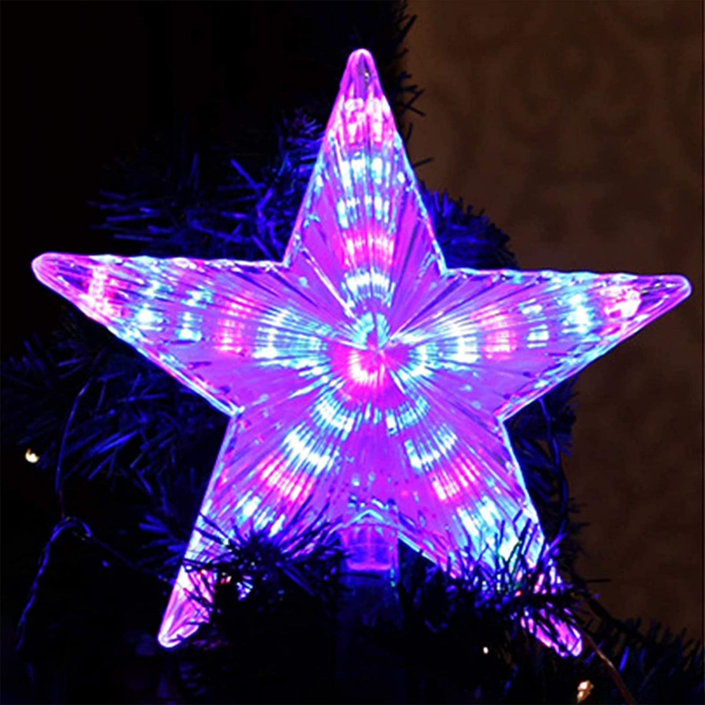 LED Star Christmas Tree Topper