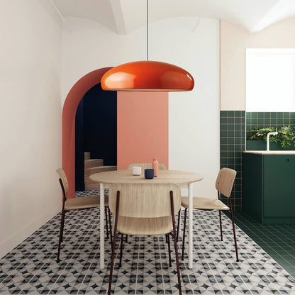 Metal Pendant Light with Acrylic Shade