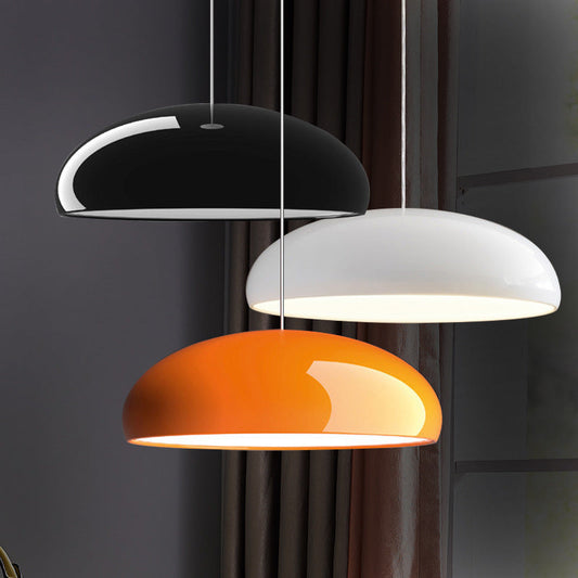Modern Metal Pendant Light with Acrylic Shade-[Modern pendant lighting for bedroom and living space]-Demolights UK