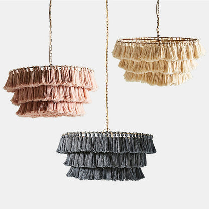 Handmade Woven Rope Pendant Shade