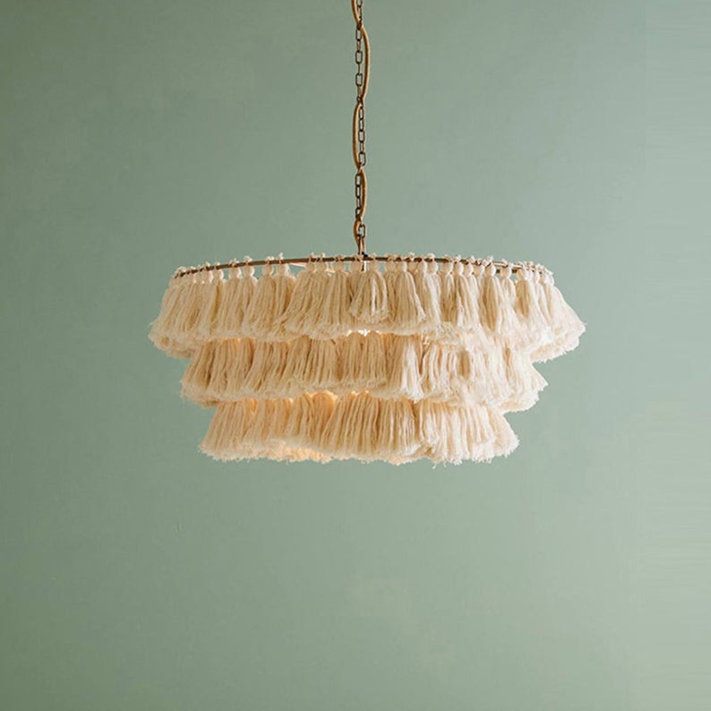 Handmade Woven Rope Pendant Shade
