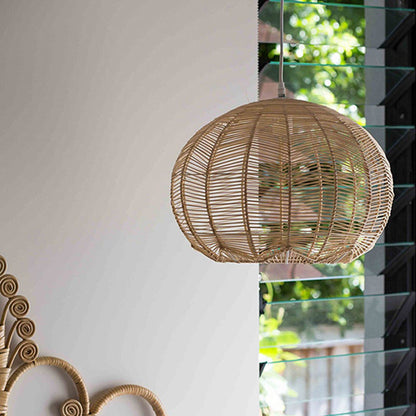 Japanese Rattan Woven Pendant Shade
