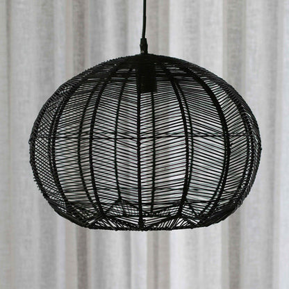Japanese Rattan Woven Pendant Shade