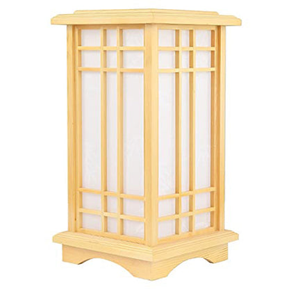Wood and Rattan Tatami Table Lamp