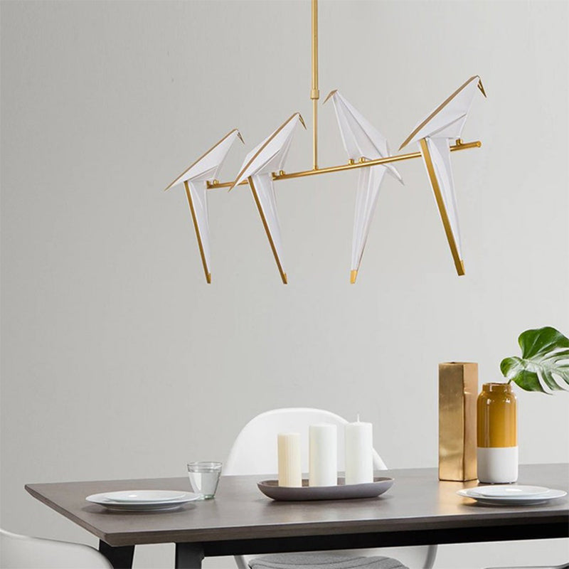Paper Crane Origami Bird Pendant Light