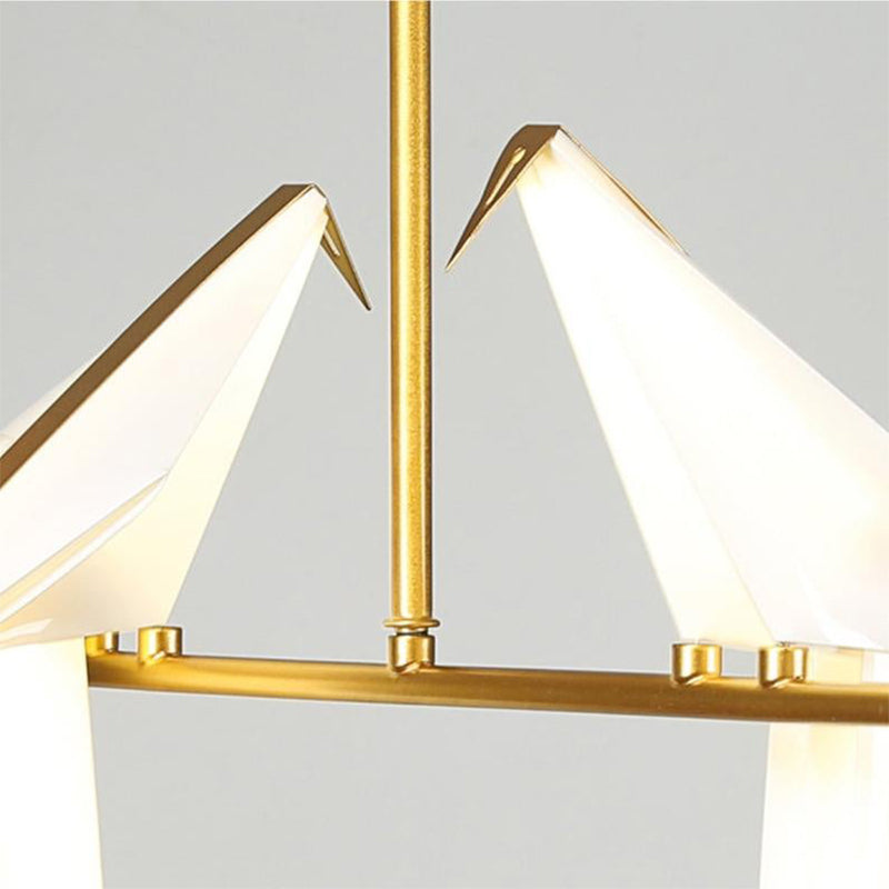 Paper Crane Origami Bird Pendant Light