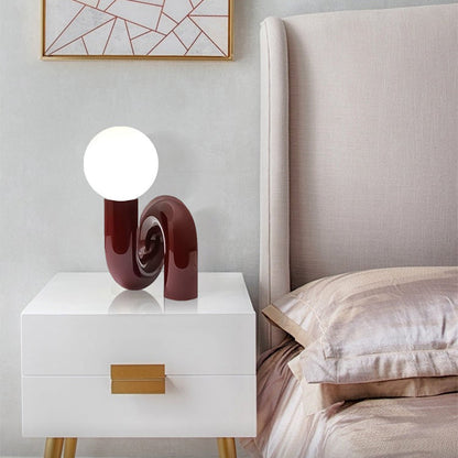 Nordic Resin Nightstand Table Lamp
