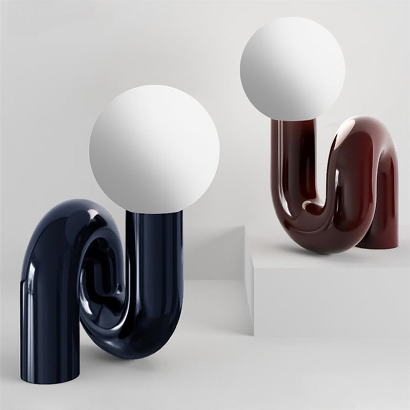 Nordic Resin Nightstand Table Lamp