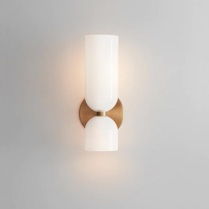 Glass Cylinder Wall Lamp