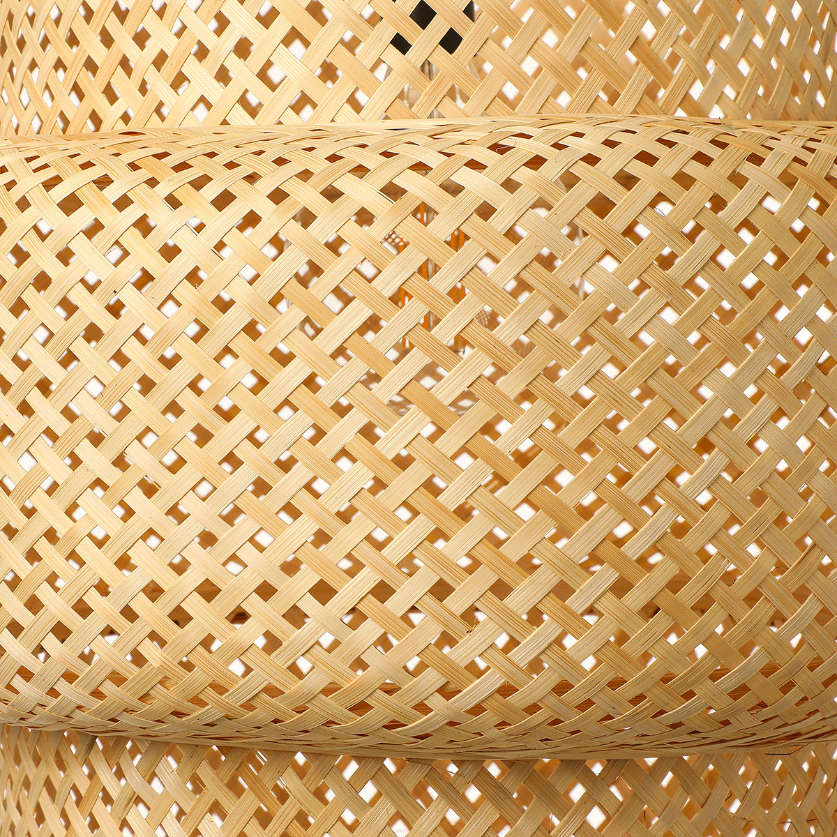 Sculptural Bamboo Pendant Lampshade