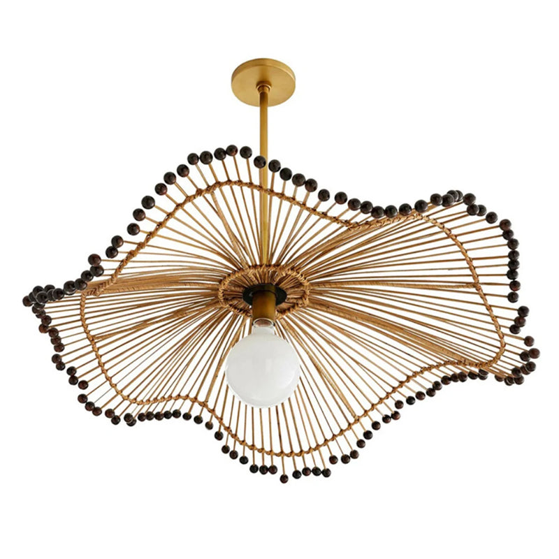 Handmade Rattan Art Chandelier