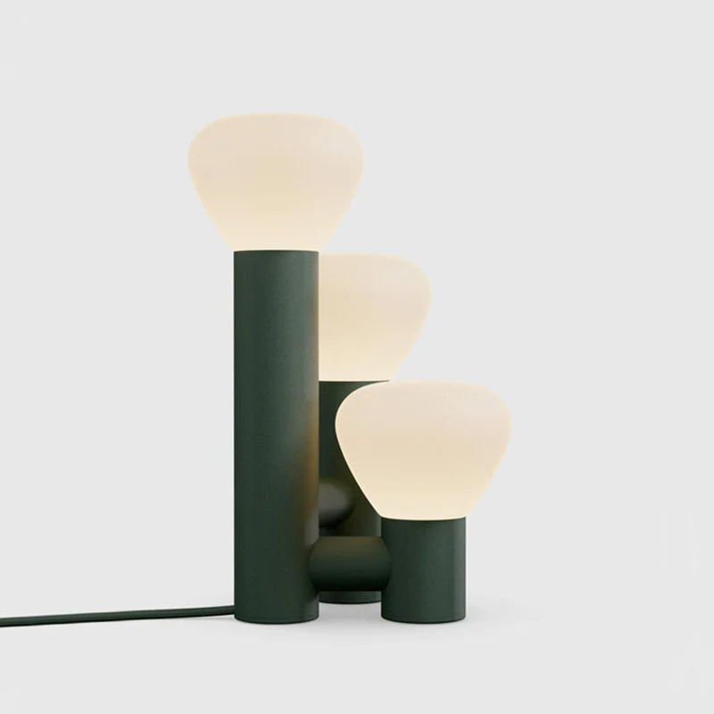 Minimalist 3-Light Glass Table Lamp