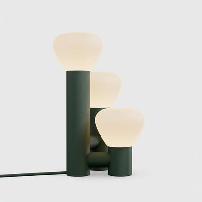 Minimalist 3-Light Glass Table Lamp
