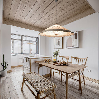 Fabric Umbrella Creative Lamp Shade-[Modern pendant lighting for bedroom and living space]-Demolights UK