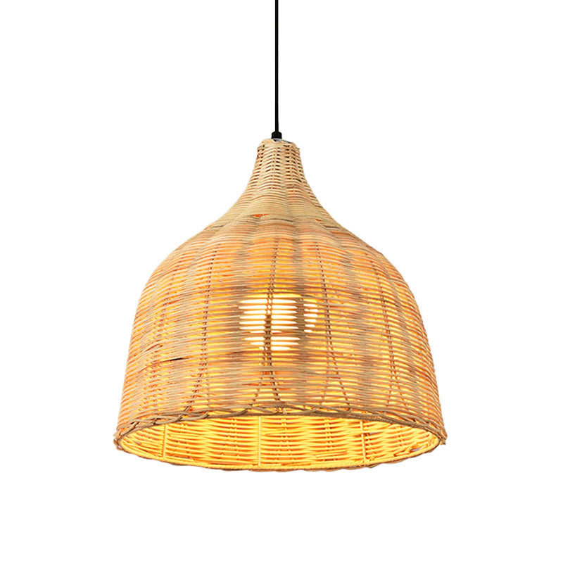 Rattan Wicker Pendant Lampshade