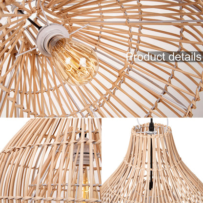 Rattan Gourd Pendant Light
