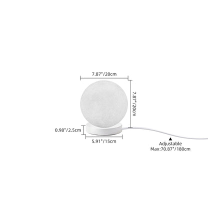 Hemp Fibre Moon Globe Pendant Light