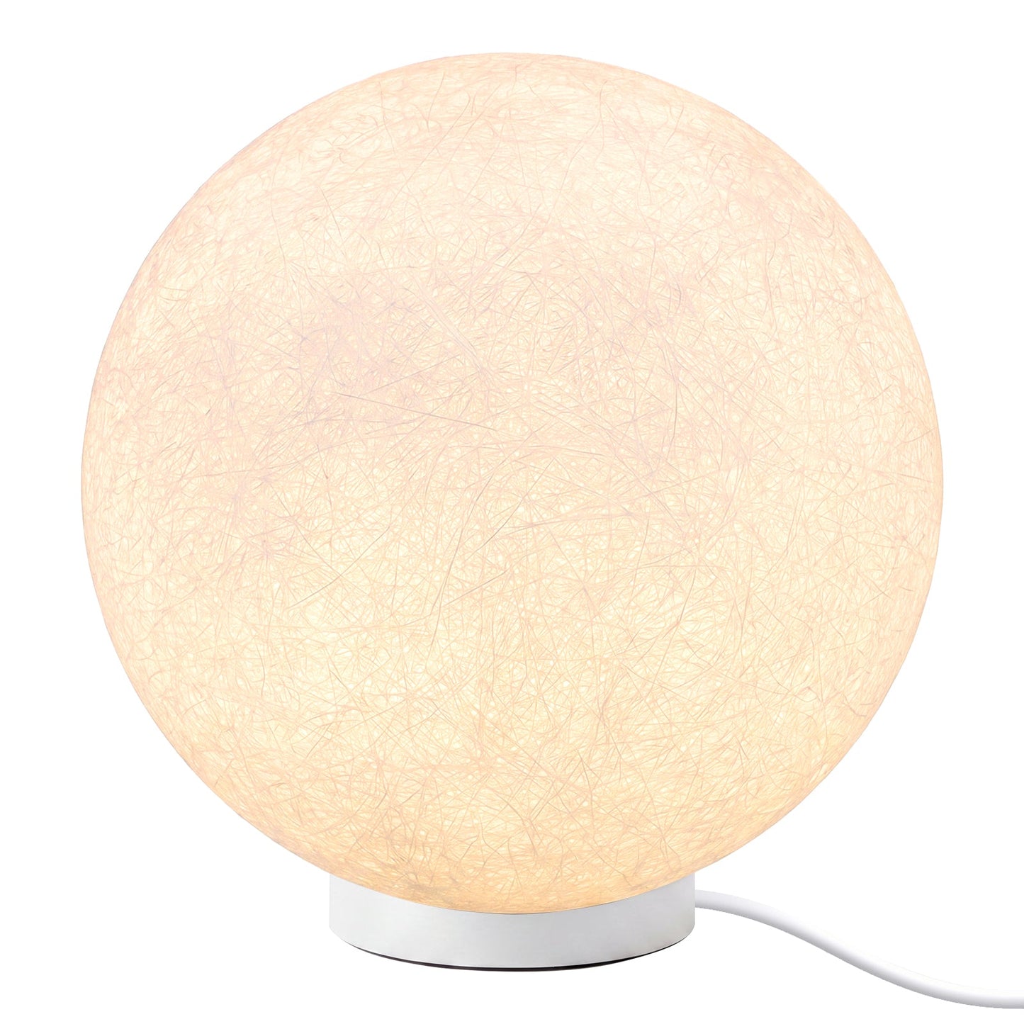 Hemp Fibre Moon Globe Pendant Light
