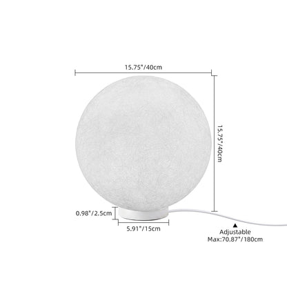 Hemp Fibre Moon Globe Pendant Light