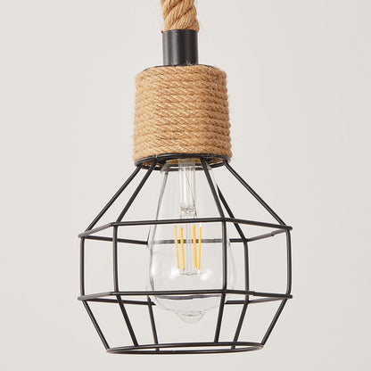Hemp Rope Spider Chandelier