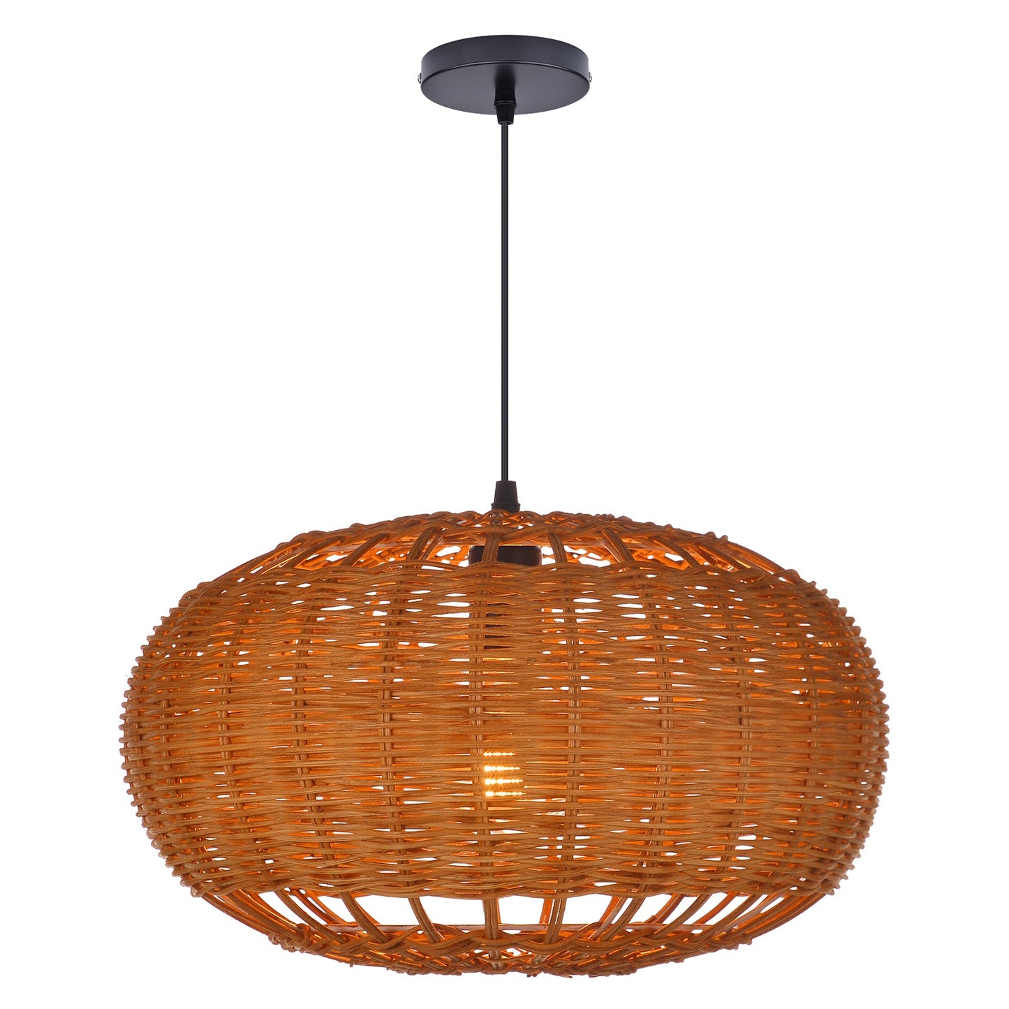 Wabi-Sabi Rattan Chandelier