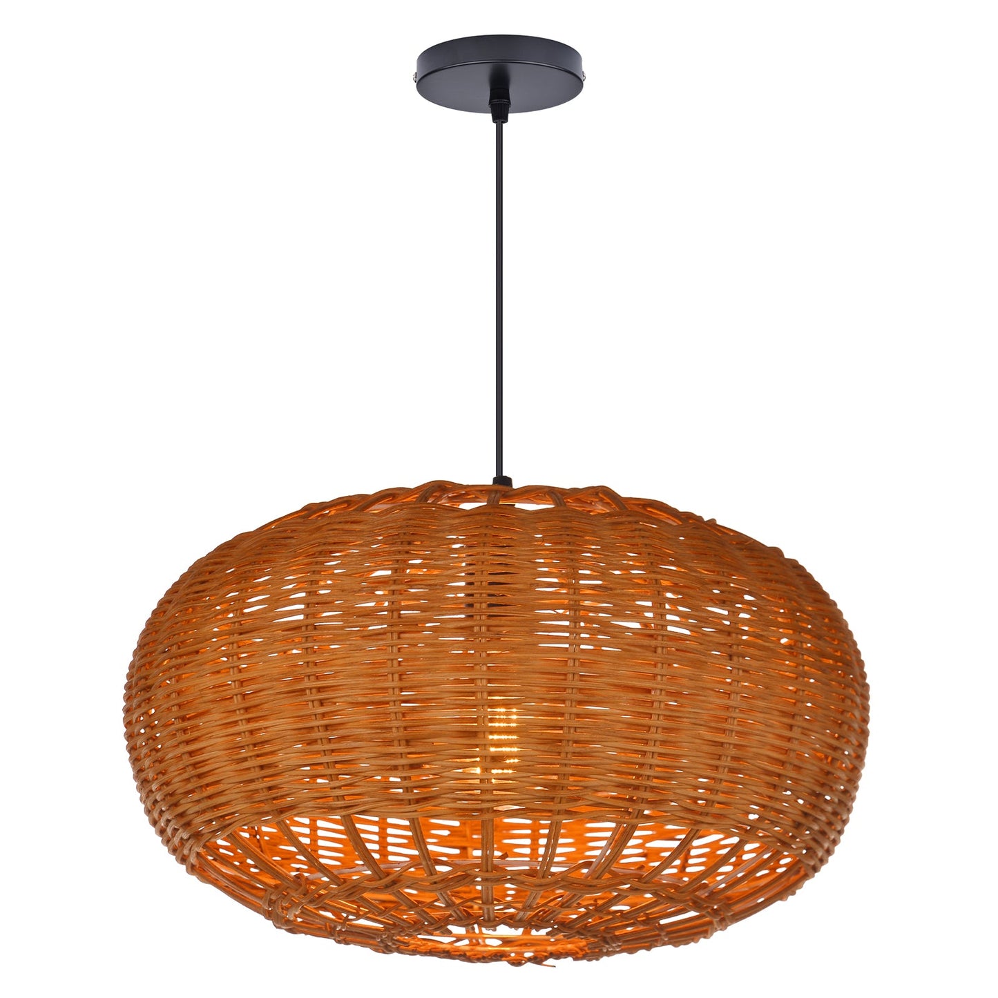 Wabi-Sabi Rattan Chandelier