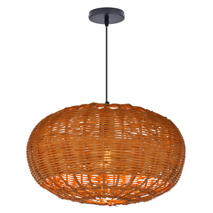 Wabi-Sabi Rattan Chandelier