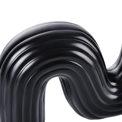 Memphis Wavy Ribbed Ceramic Table Lamp