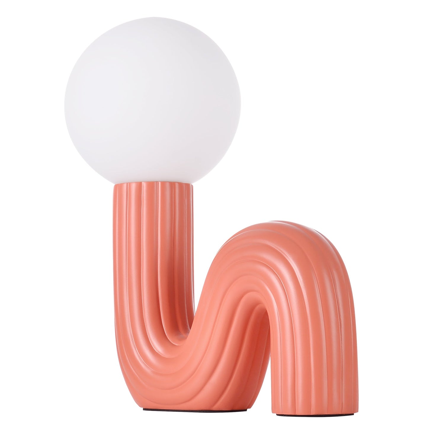 Memphis Wavy Ribbed Ceramic Table Lamp