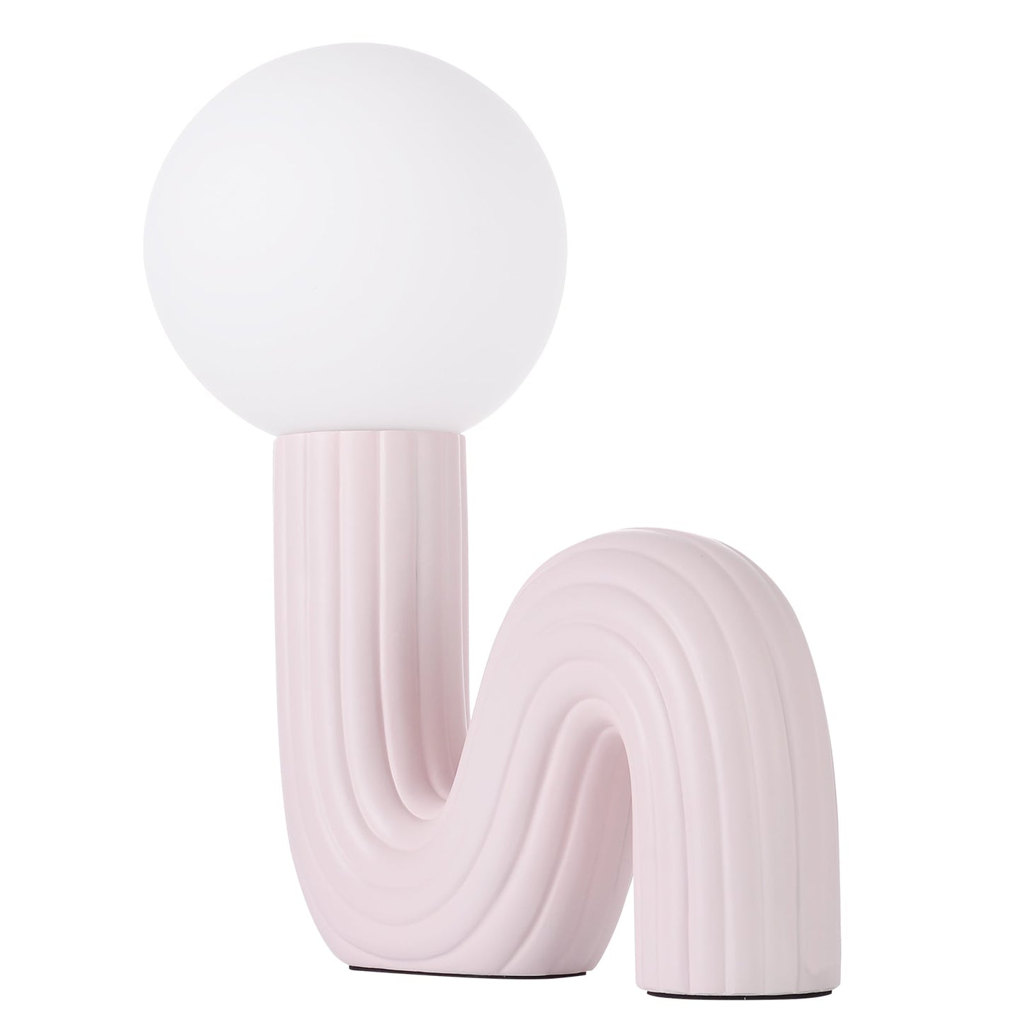 Memphis Wavy Ribbed Ceramic Table Lamp