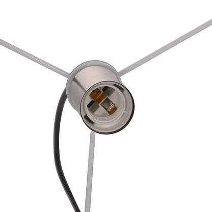 Nested Linen Drum Pendant Light