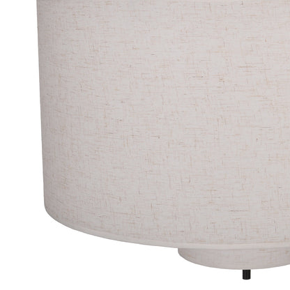 Nested Linen Drum Pendant Light