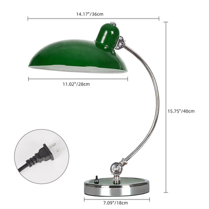 Bauhaus Gooseneck Banker's Desk Lamp